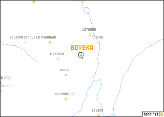 map of Boyeka