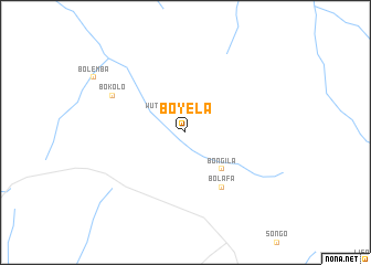 map of Boyela