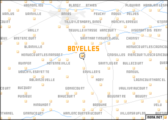 map of Boyelles