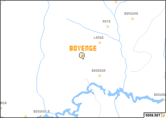 map of Boyenge