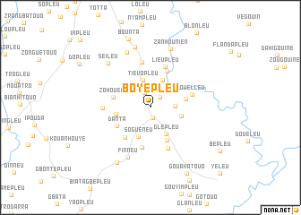 map of Boyépleu