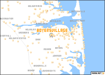 map of Boyers Village