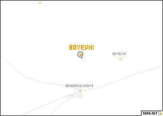 map of Boyevik