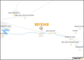 map of Boyevka