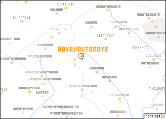 map of Boyevo Vtoroye