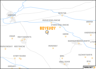 map of Boyevoy