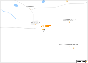 map of Boyevoy