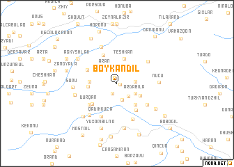 map of Boykǝndil