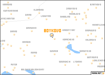 map of Boykovo