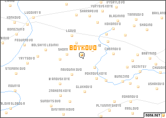 map of Boykovo