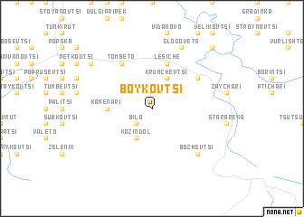 map of Boykovtsi