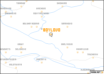 map of Boylovo