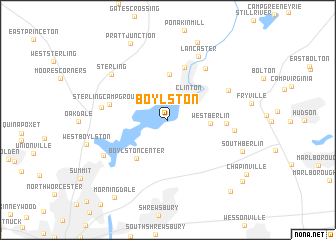 map of Boylston