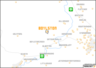 map of Boylston