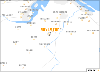 map of Boylston