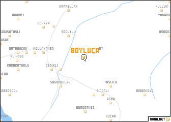 map of Boyluca