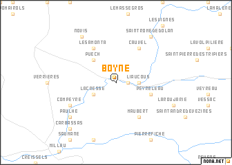 map of Boyne