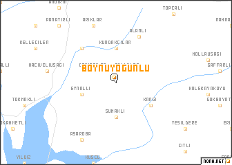 map of Boynuyoğunlu