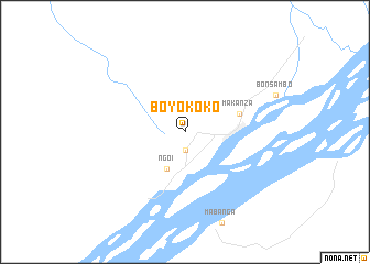 map of Boyokoko