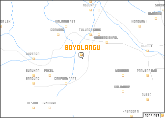 map of Boyolangu