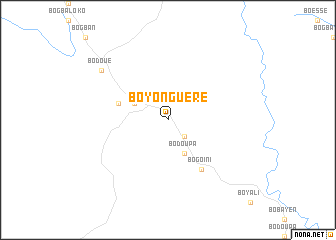 map of Boyonguere