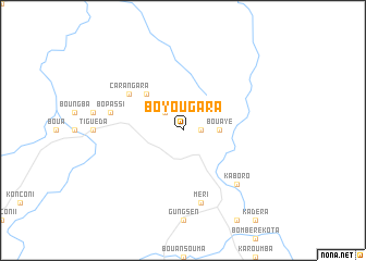 map of Boyougara