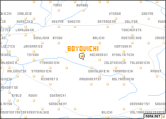 map of Boyovichi