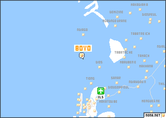 map of Boyo