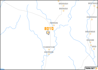 map of Boyo