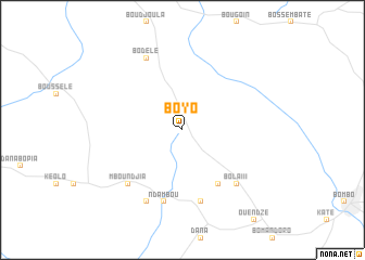 map of Boyo