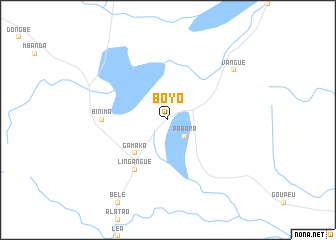 map of Boyo