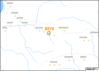 map of Boyo