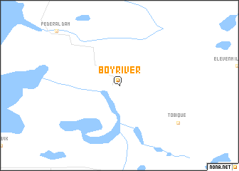 map of Boy River