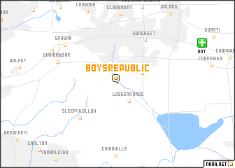 map of Boys Republic