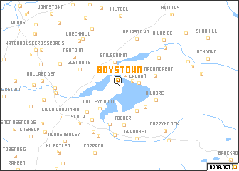 map of Boystown