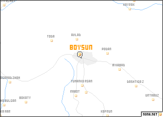 map of Boysun