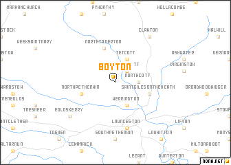 map of Boyton