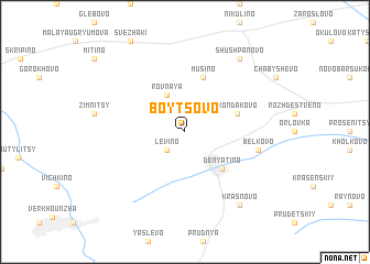 map of Boytsovo