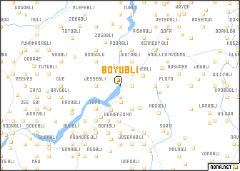 map of Boyubli