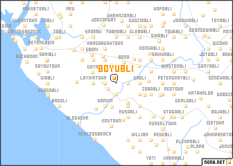 map of Boyubli