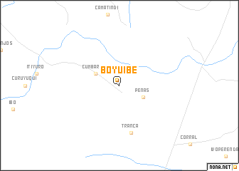 map of Boyuibe