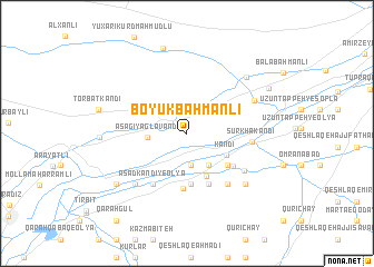 map of Böyük Bǝhmǝnli