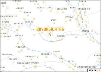map of Böyük Gilǝtağ