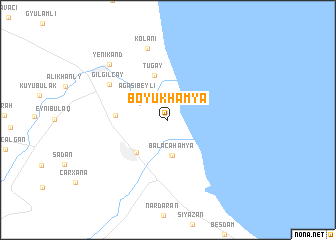 map of Böyük Hǝmyǝ