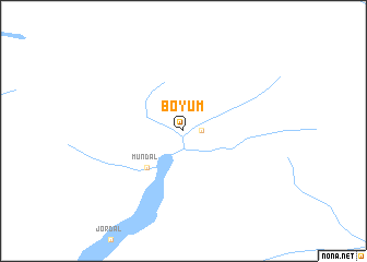 map of Bøyum