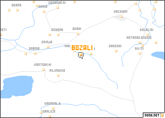 map of Bozali