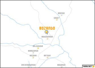 map of Bozando