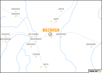 map of Bozanga