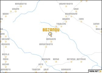 map of Bozanou