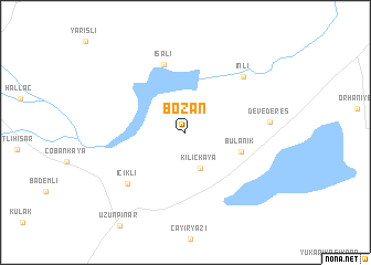 map of Bozan